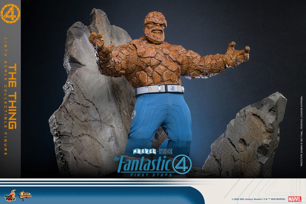 The Fantastic Four: First Steps Movie Masterpiece Action Figure 1/6 The Thing 31 cm Action figures