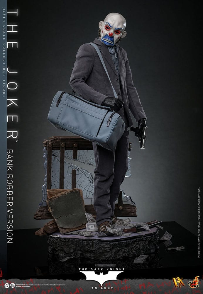 The Dark Knight DX Action Figure 1/6 The Joker (Bank Robber Version) 30 cm