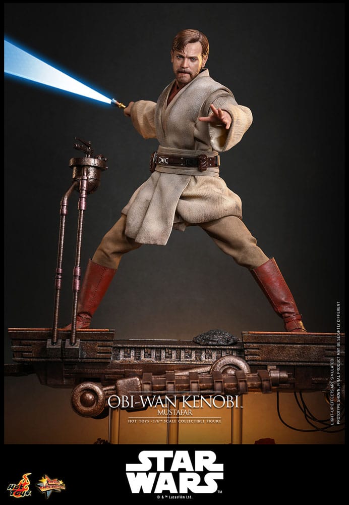 Star Wars: Episode III - Revenge of the Sith Movie Masterpiece Action Figure 1/6 Obi-Wan Kenobi (Mustafar) 31 cm