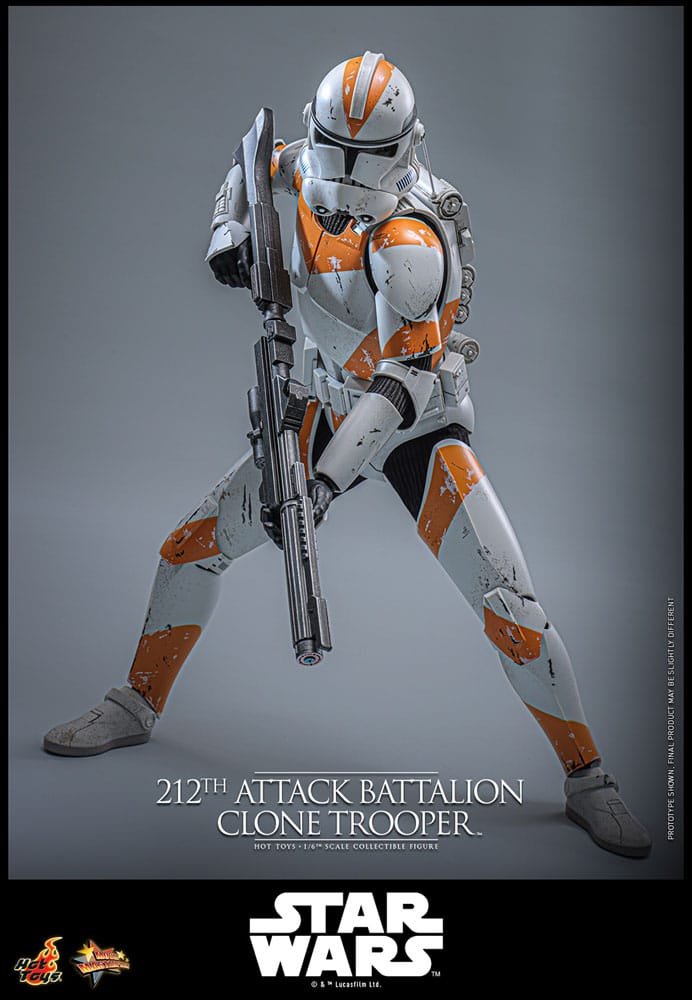 Star Wars: The Clone Wars Action Figure 1/6 212th Attack Battalion Clone Trooper Deluxe Version 30 cm