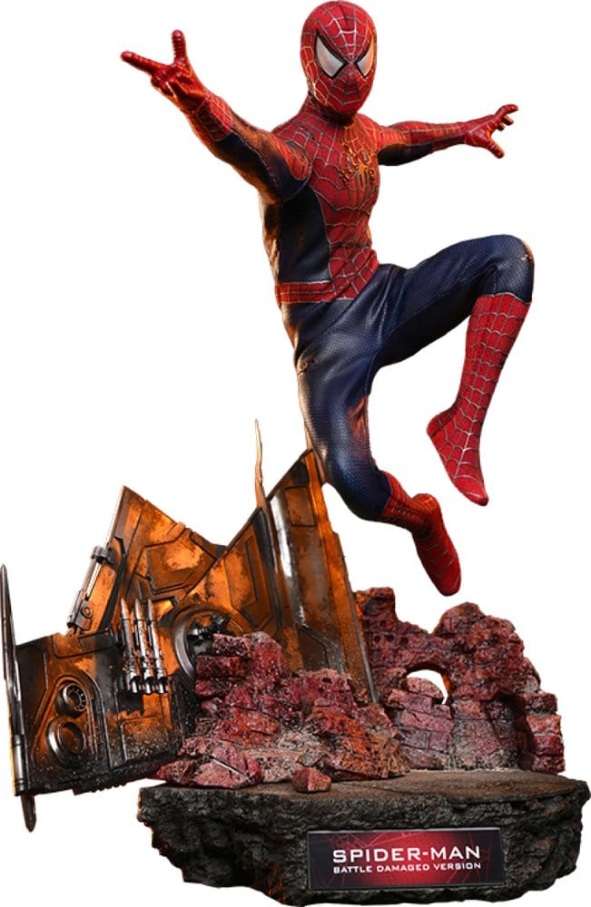 Spider-Man Movie Masterpiece Action Figure 1/6 Spider-Man (Battle Damaged Version) 30 cm