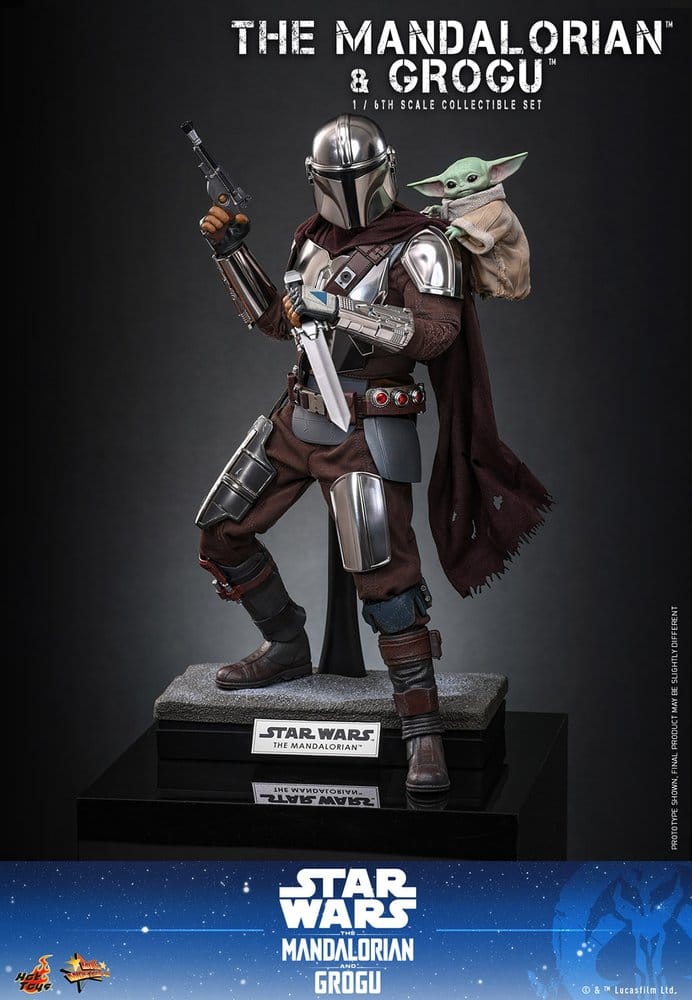 Star Wars: The Mandalorian & Grogu Movie Masterpiece Action Figure 1/6 The Mandalorian and Grogu 31 cm