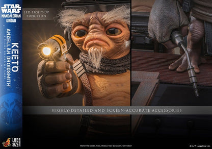 Star Wars: The Mandalorian & Grogu Life-Size Masterpiece Life-Size Figure Keeto (Anzellan Droidsmith) 26 cm