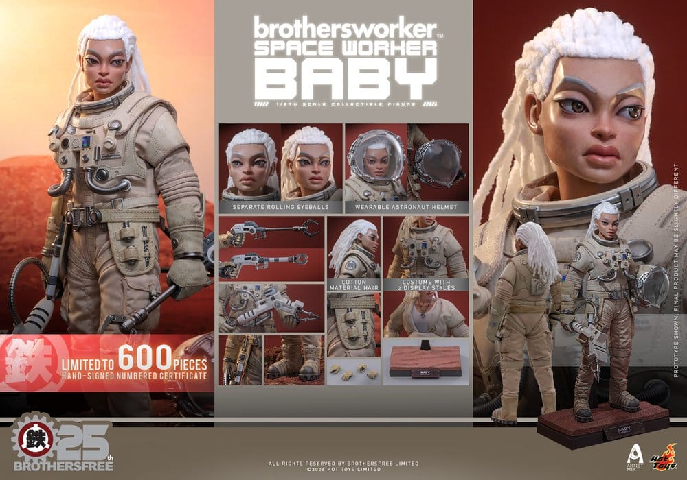 Brothersfree 1/6 Space Worker Baby (Brothersfree 25th Version) 28 cm