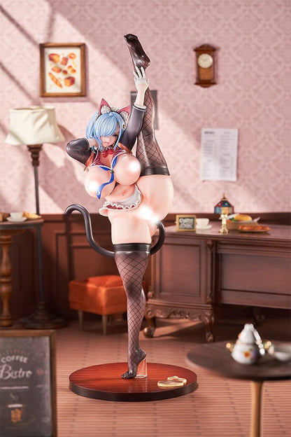 Original Character Statue 1/6 Lewd Girl Y-shaped Balance - Aoi Futatsuki Tapestry Set Edition 38 cm