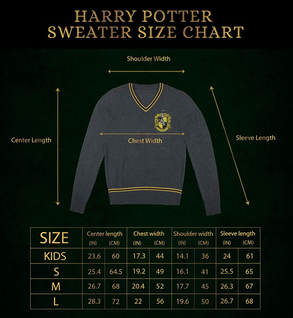 Harry Potter Knitted Sweater Hufflepuff Size XL Sweaters