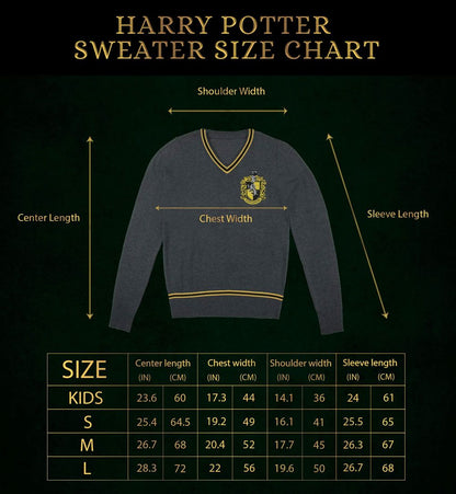 Harry Potter Knitted Sweater Hufflepuff Size XL Sweaters