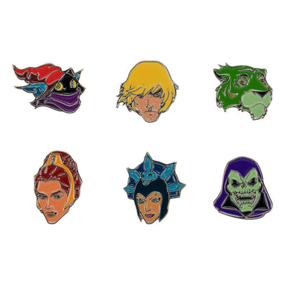 Masters of the Universe Pin Badges 6-Pack Characters Pins & Brooches
