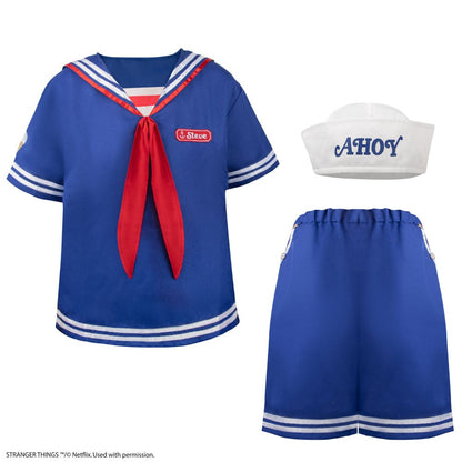 Stranger Things: Scoops Ahoy Steve Costume Size M/L
