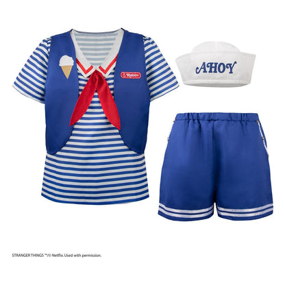 Stranger Things: Scoops Ahoy Robin Costume Size M/L Costumes & Fun items