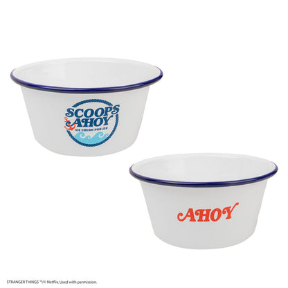Stranger Things Ice Cream Bowl with Sailor Hat Scoops Ahoy Kitchen- and Tableware