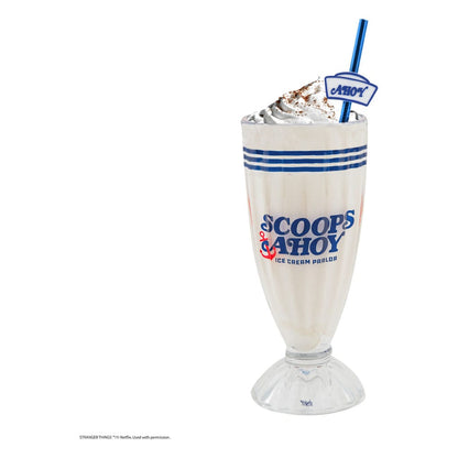 Stranger Things Milkshake Glass Set Scoops Ahoy Glasses & Coasters