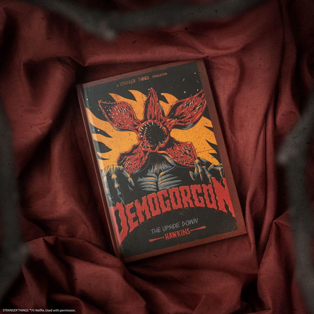 Stranger Things Notebook Demogorgon