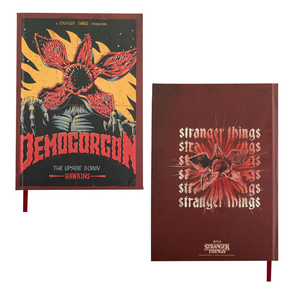 Stranger Things Notebook Demogorgon Stationery