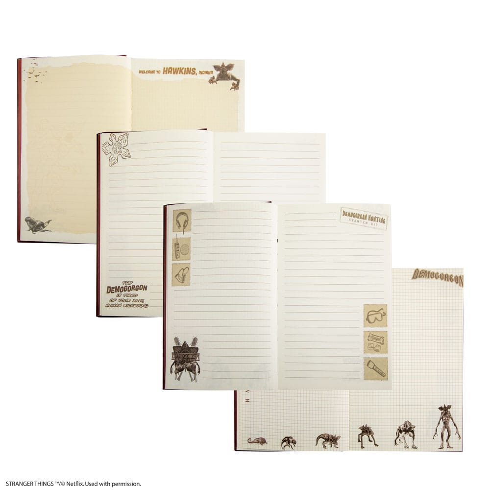 Stranger Things Notebook Demogorgon Stationery