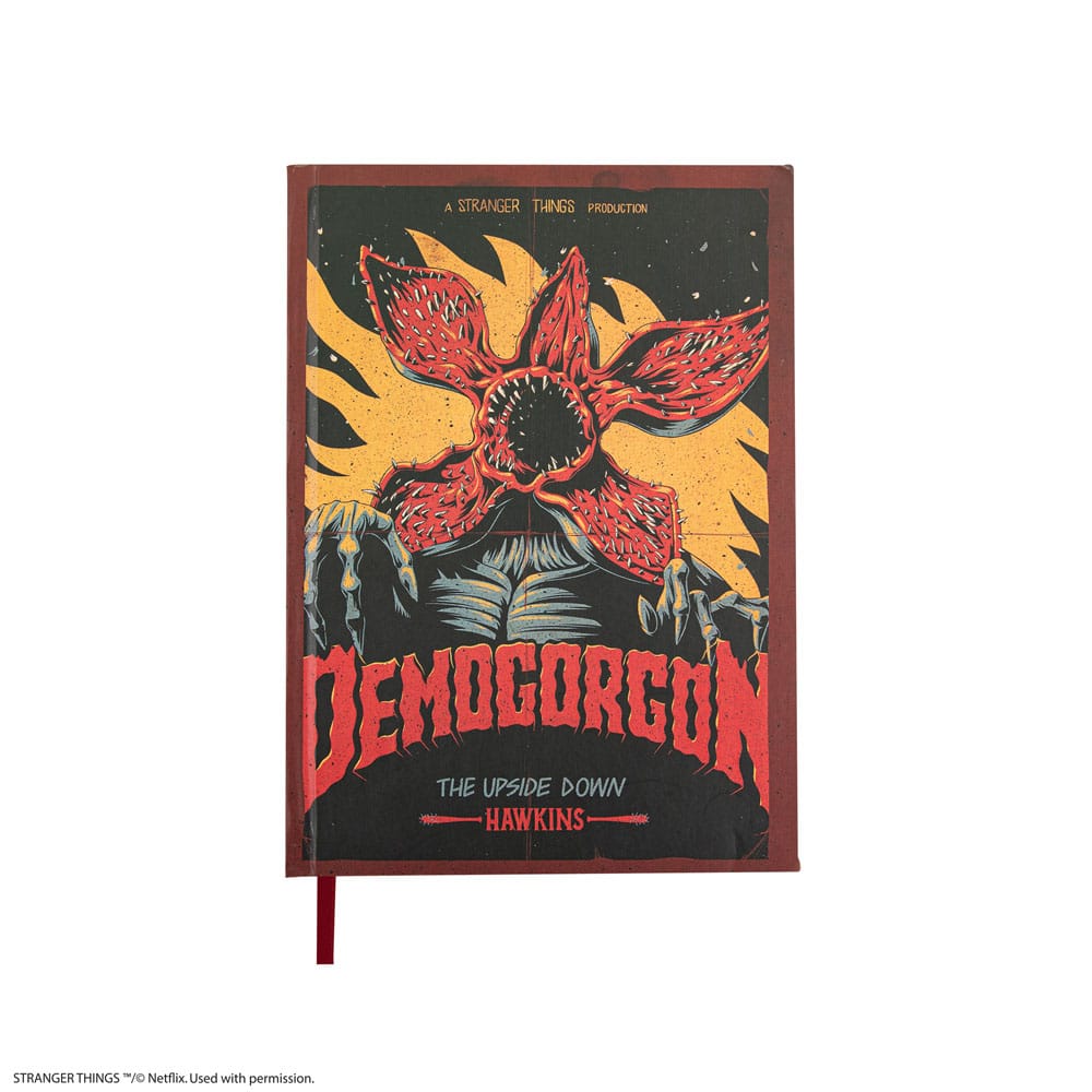Stranger Things Notebook Demogorgon