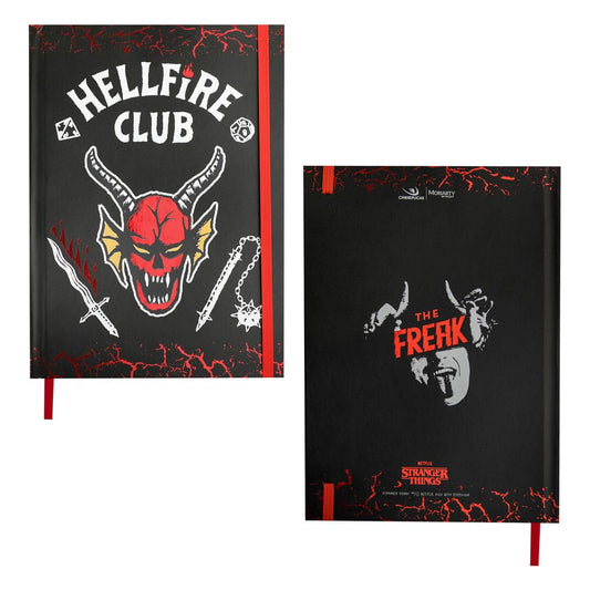 Stranger Things Notebook Hell Fire Club Stationery