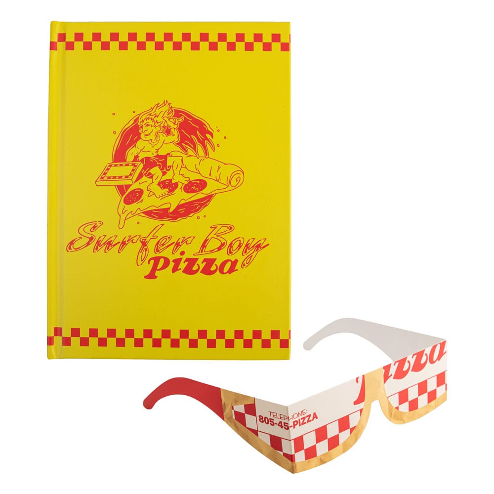 Stranger Things Notebook Surfer Boy Pizza Hardcover Stationery