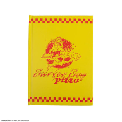 Stranger Things Notebook Surfer Boy Pizza Hardcover Stationery