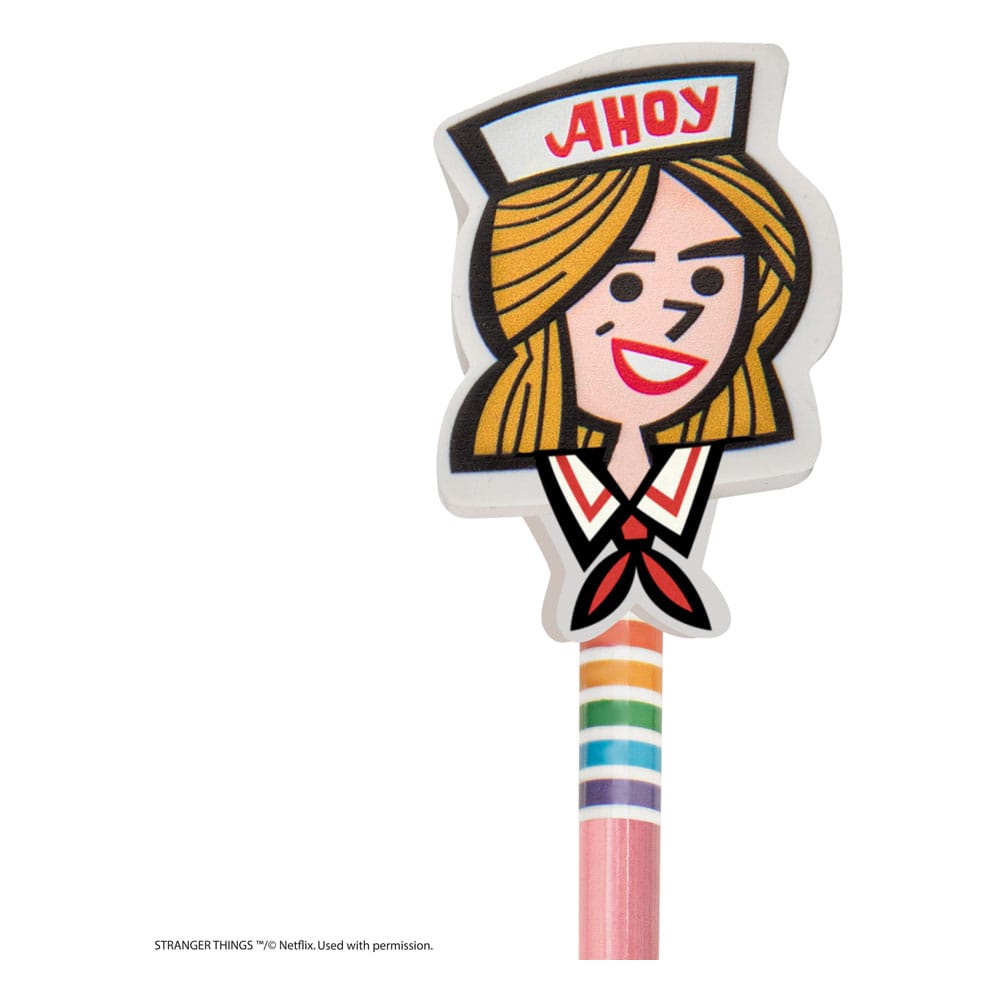 Stranger Things Pencil with Eraser Scoops Ahoy Robin