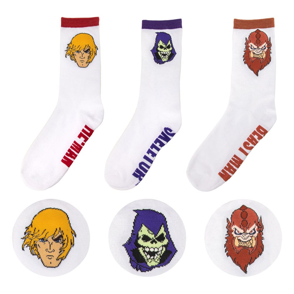 Masters of the Universe - Revelation: He-Man & Skeletor & Beast Man Socks Set of 3 Footwear