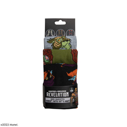 Masters of the Universe - Revelation: Cringer & Battle Cat & Orko Socks Set of 3 Footwear