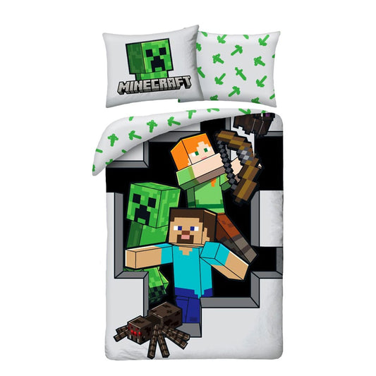 Minecraft Duvet Set Ver. 8 140 x 200 cm / 70 x 90 cm Blankets & Duvets
