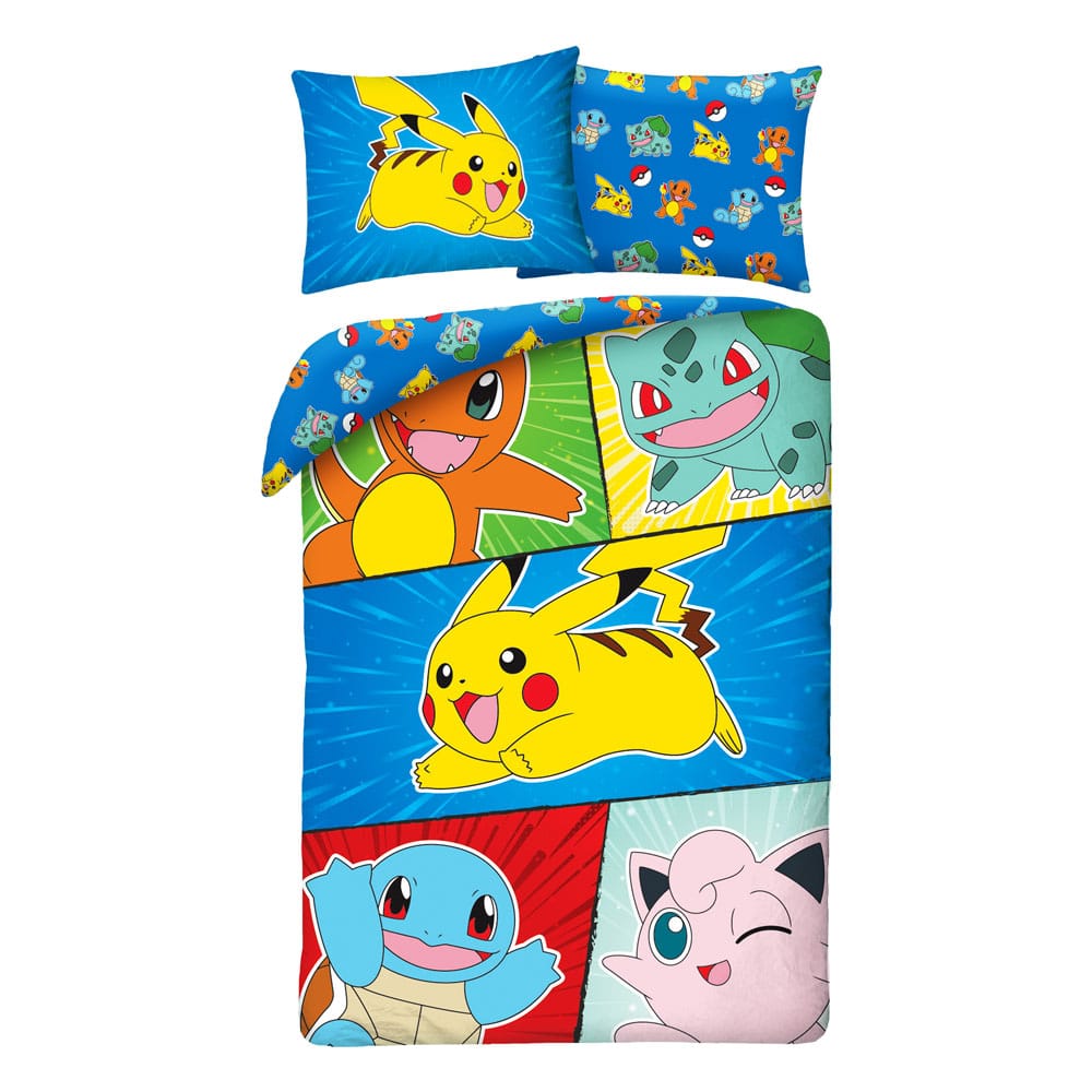 Pokémon Duvet Set Ver. 7 140 x 200 cm / 70 x 90 cm Blankets & Duvets
