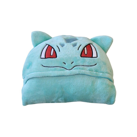 Pokémon Coral Hooded Blanket Bulbasaur 120 x 150 cm Blankets & Duvets