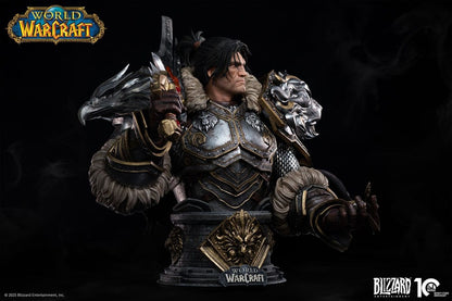 World of Warcraft Bust 1/3 Varian Wrynn 46 cm