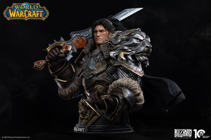 World of Warcraft Bust 1/3 Varian Wrynn 46 cm