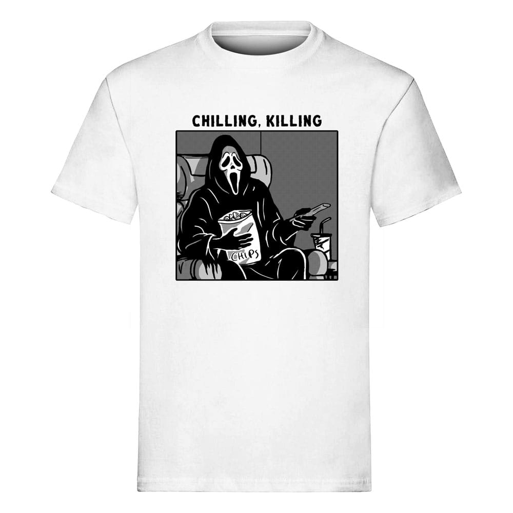 Scream T-Shirt Ghost Face Chilling Killing T-shirts