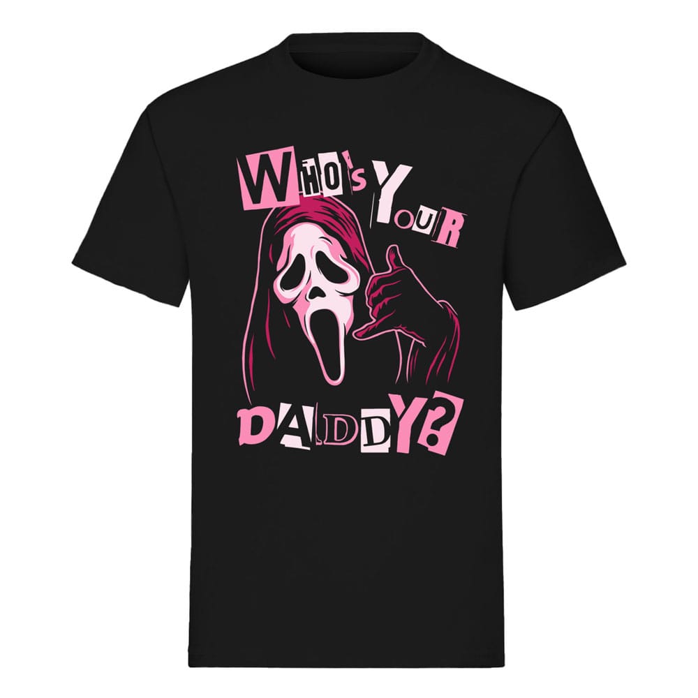 Scream T-Shirt Ghost Face Who's Your Daddy Size XL