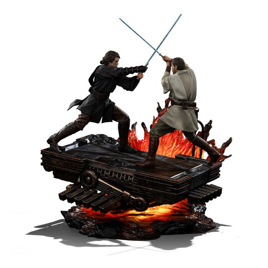 Star Wars Art Scale Statue 1/10 Anakin vs. Obi Wan 34 cm