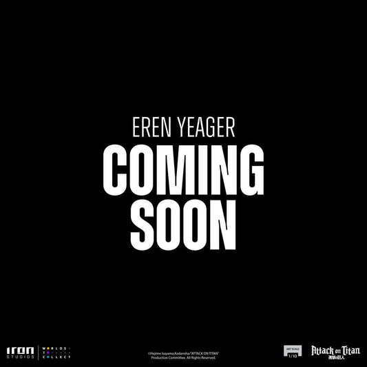 Attack on Titan Art Scale Statue 1/10 Eren Yeager 24 cm
