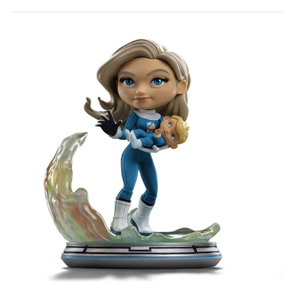 Fantastic Four Mini Co. PVC Figure Invisible Woman and Franklin 15 cm
