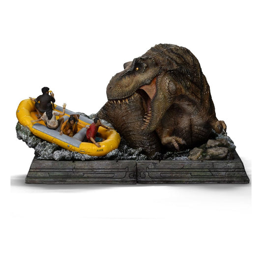 Jurassic World: Rebirth Demi Art Scale Statue 1/20  T-Rex River Attack 22 cm