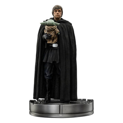 Star Wars The Mandalorian Art Scale Statue 1/10 Luke Skywalker and Grogu 21 cm Statues