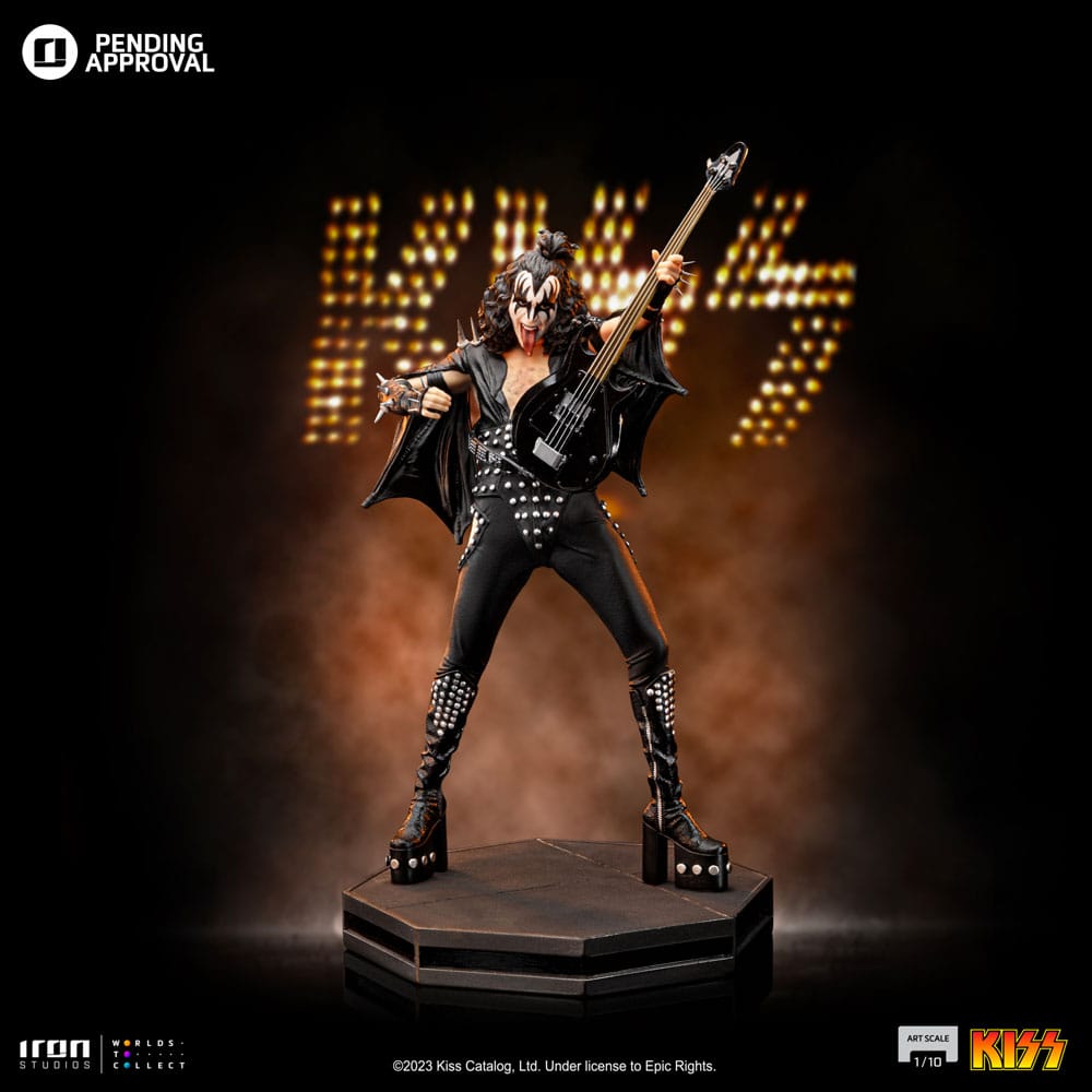 Kiss Art Scale Statue 1/10 Gene Simons Limited Edition 26 cm
