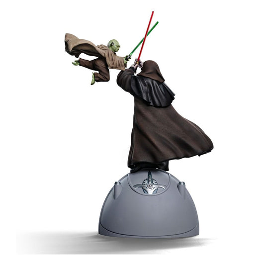 Star Wars Deluxe Art Scale Statue 1/10 Yoda vs Emperor Palpatine (CCXP Exclusive 2024) 31 cm Statues