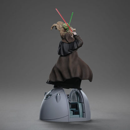 Star Wars Deluxe Art Scale Statue 1/10 Yoda vs Emperor Palpatine (CCXP Exclusive 2024) 31 cm Statues