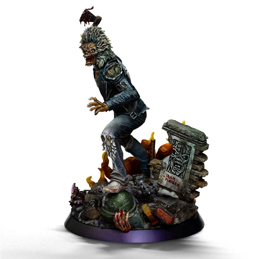 Iron Maiden Art Scale Statue 1/10 Eddie 50th Year Anniversary 22 cm