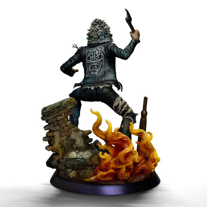 Iron Maiden Art Scale Statue 1/10 Eddie 50th Year Anniversary 22 cm