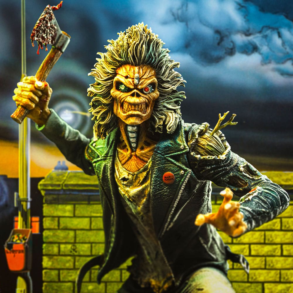 Iron Maiden Art Scale Statue 1/10 Eddie 50th Year Anniversary 22 cm