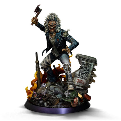 Iron Maiden Art Scale Statue 1/10 Eddie 50th Year Anniversary 22 cm Statues