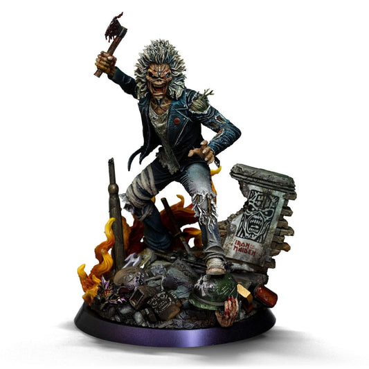 Iron Maiden Art Scale Statue 1/10 Eddie 50th Year Anniversary 22 cm Statues