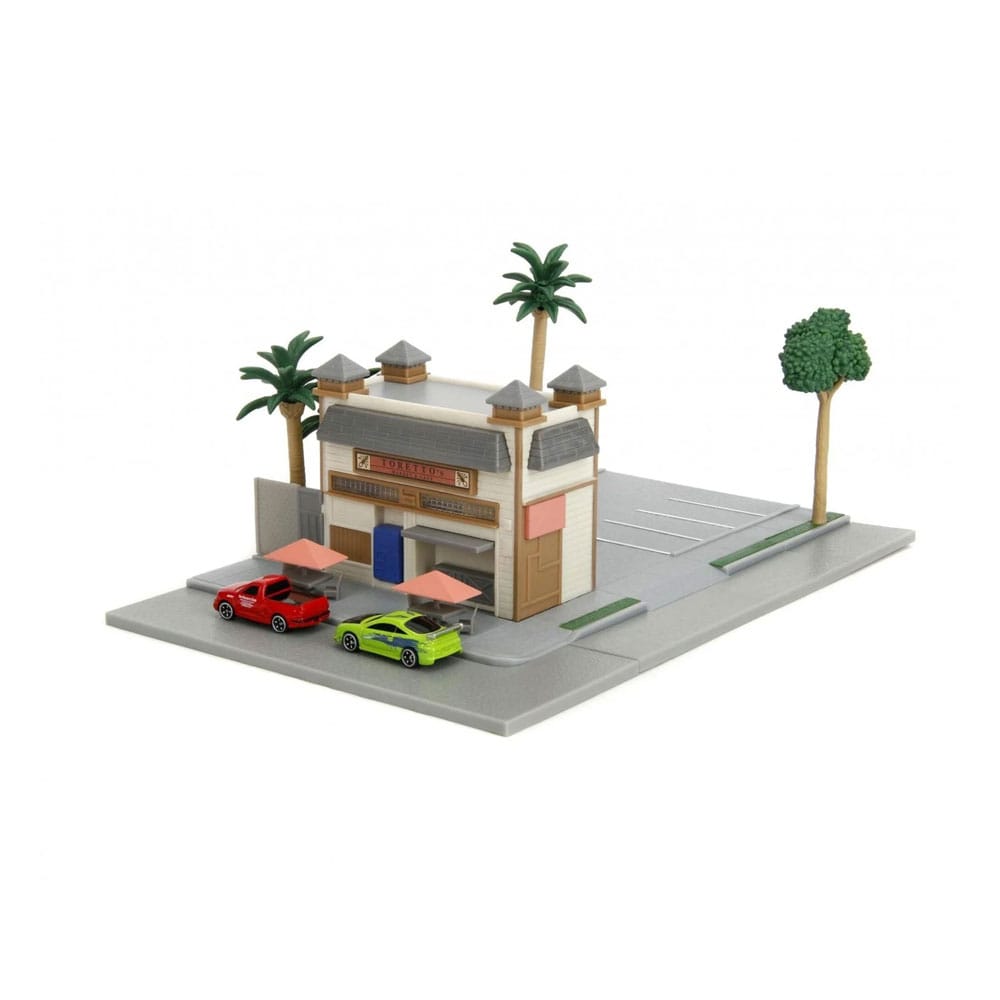 Fast & Furious Nano Metalfigs Nano Scene Toretto´s Café Dioramas