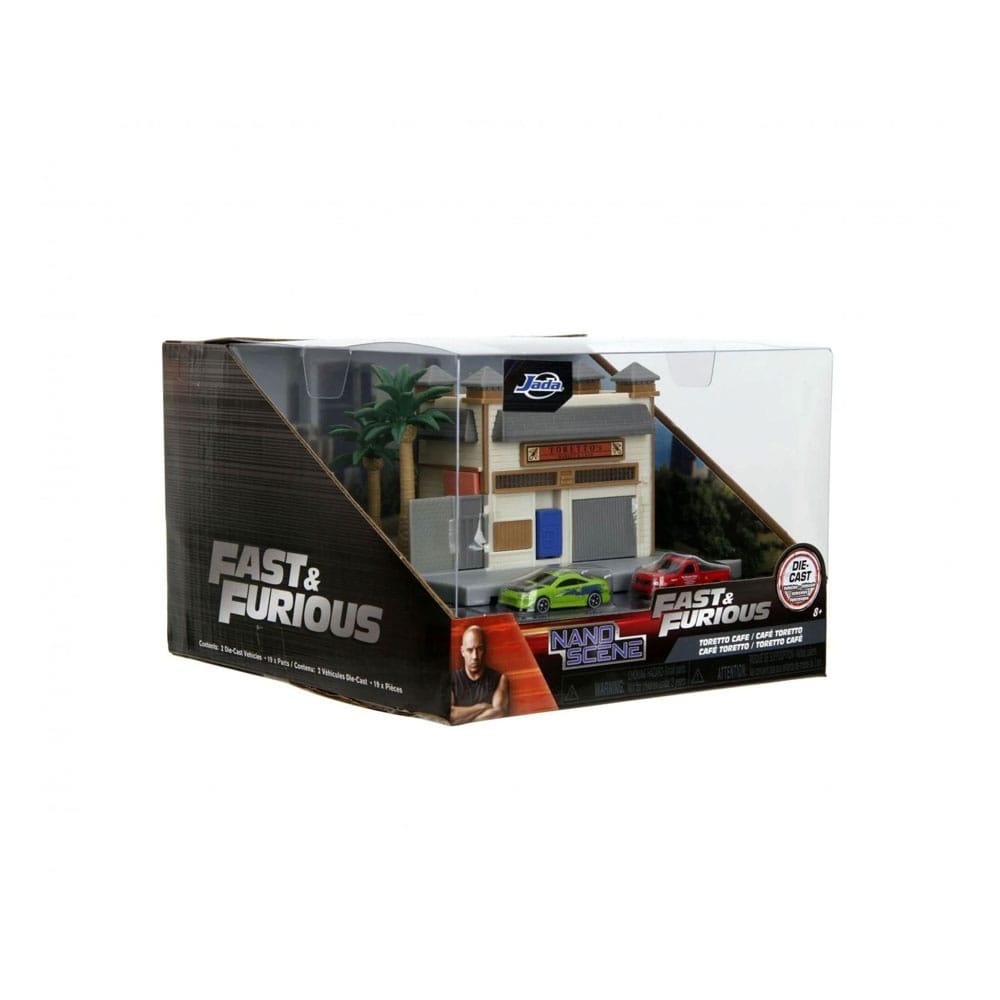 Fast & Furious Nano Metalfigs Nano Scene Toretto´s Café Dioramas