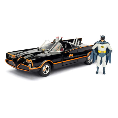 DC Comics Diecast Model 1/24 Batman 1966 Classic Batmobile Vehicles