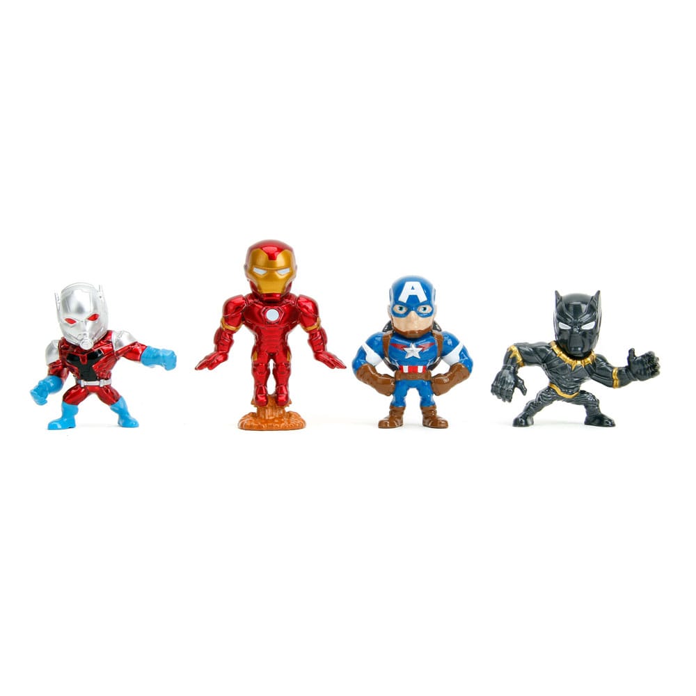 Avengers Nano Metalfigs Diecast Mini Figures 4-Pack 6 cm Mini-figures